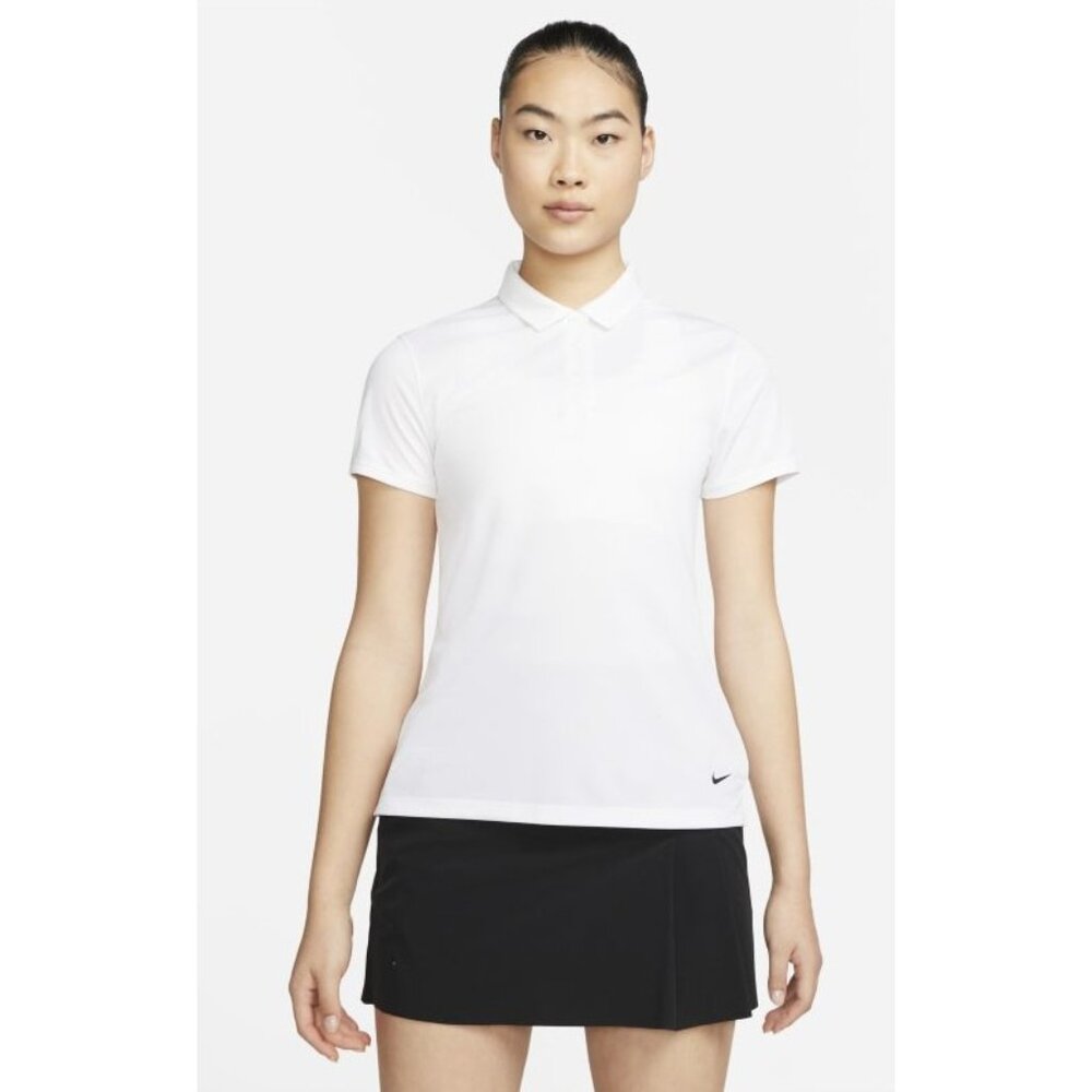 Nike Women's Dri-FIT Victory Short-Sleeve Golf Polo Size M  in White